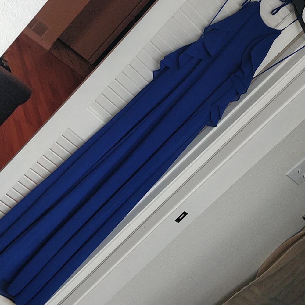 Blue gown